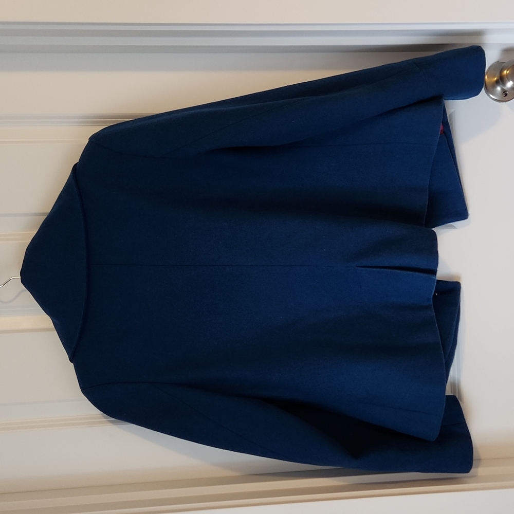 Teal pea coat size small